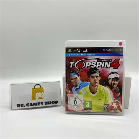 Top Spin 4 Tennis Sony Playstation 3 Ps3 Spiel Ovp Anleitung