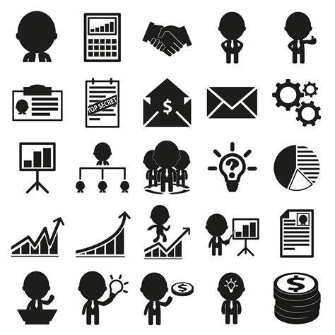 25 Business Icons Set ~ Icons On Creative Market
