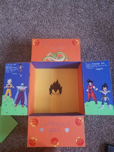 Made from basic foam materials and scissors, they can be custom made for any anime character. Dragon Ball Z Care Package | Dragon ball, Friend birthday ...