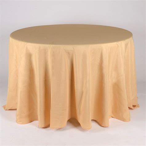 I ordered a 45 inch round tablecloth, but received a 30 inch square tablecloth, however, it's so cute that i am keeping it!! Gold- 90 Inch Round Polyester Tablecloths - ( W: 90 Inch ...