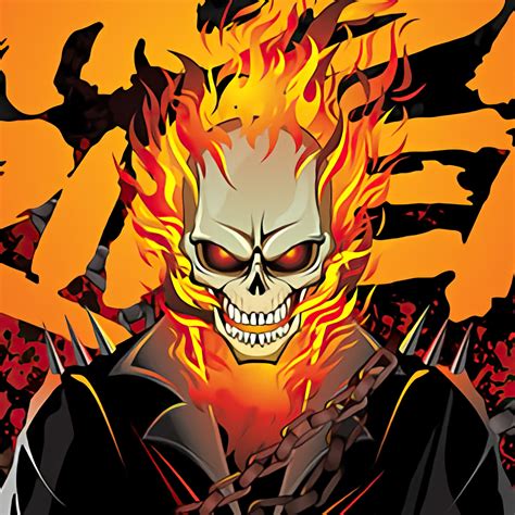 2048x2048 Ghost Rider Comic Poster 4k Ipad Air Hd 4k Wallpapersimages