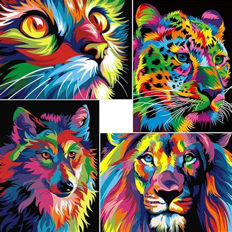 Artdot 4 Pack 5d Diamond Painting Kits For Adults By Number Kits Full