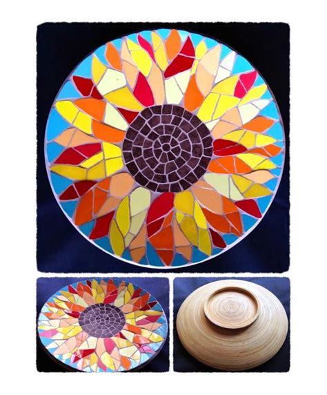 Felicity Ball Mosaics Mosaic Sunflowers Art De La Mosaïque