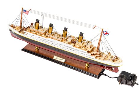 New Rms Titanic Handcrafted Wooden Model Grelly Usa