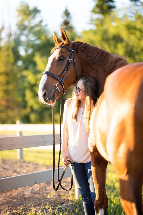 Golden Hour Horse And Rider Equine Photography Portraits Horse Girl