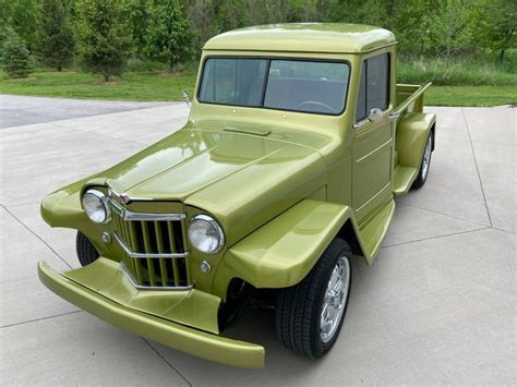 1955 Willys Jeep Custom Pickup Complete Restoration Clean Title Clean