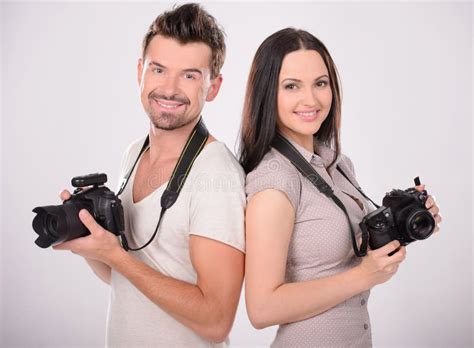Photographer At Work Stock Photo Image Of Hand Male 42668478