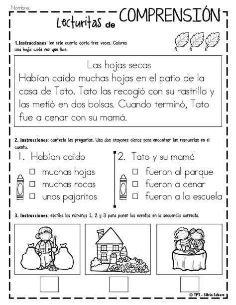 Spanish Worksheet With Pictures And Words To Help Students Learn How To