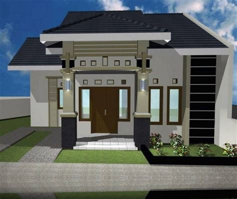 model rumah leter  denah rumah sederhana leter  desain rumah