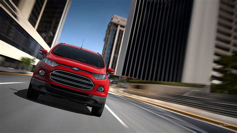 Red Ford Ecosport Suv Ford Ecosport Ford Red Cars Vehicle Hd