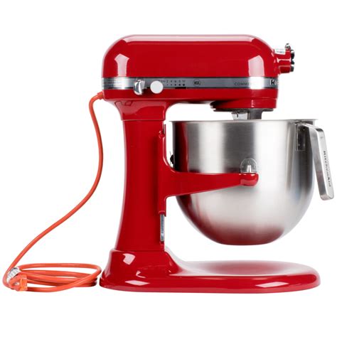 Kitchenaid Commercial Series 8 Qt Bowl Lift Stand Mixer Empire Red
