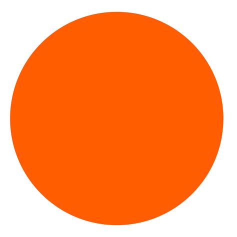 Orange Circle Png Transparent Png Download