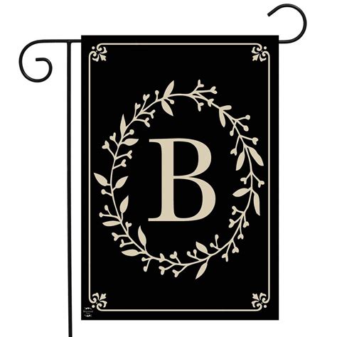 Classic Monogram B Garden Flag Country Yard Outlet