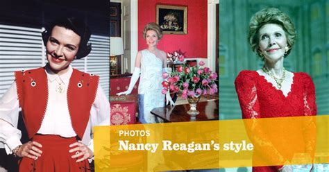Former First Lady Nancy Reagan Was Known For Her Lavish Style And Reagan Red Los Angeles Times