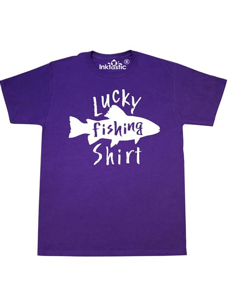Inktastic Lucky Fishing Shirt Fish T Shirt