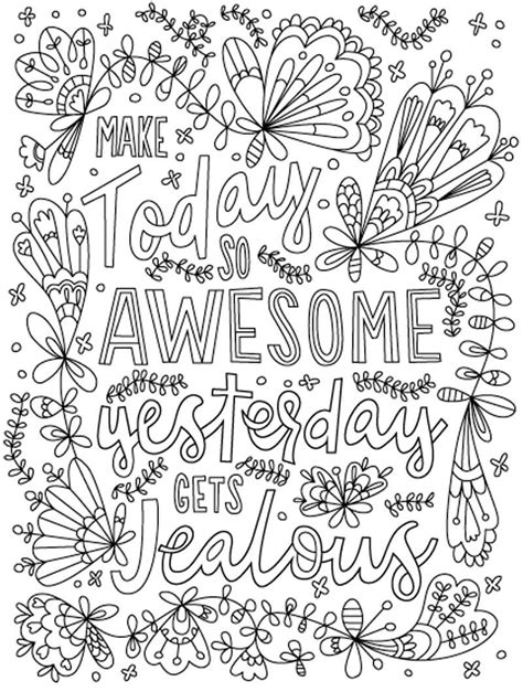 8 Awesome Motivational Coloring