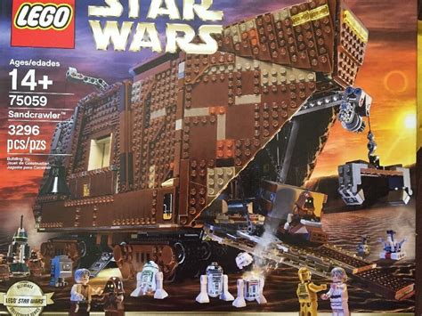New Factory Sealed Lego Star Wars 75059 Sandcrawler With 3296 Pieces