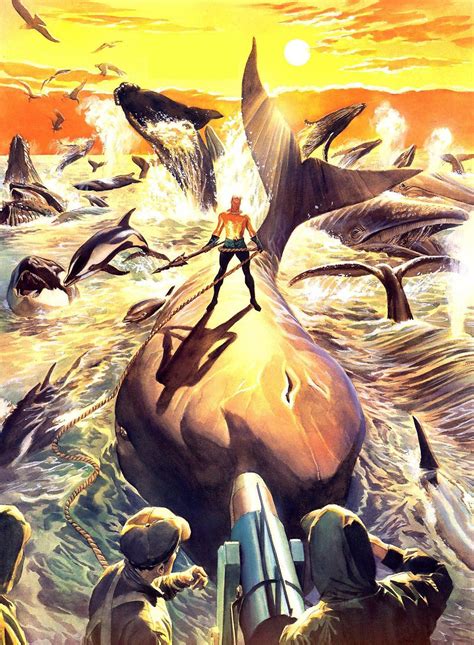 Aquaman By Alex Ross Comic Book Art Illustration Superhero Wallpaper