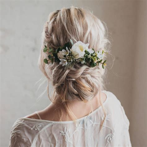 wedding flower hair comb bridal hair flowers bridal hair comb flower hair clips floral hair