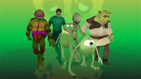 Shrek Y Sus Amigos Bailando Cumbia Peruana Shipido Enamorado YouTube