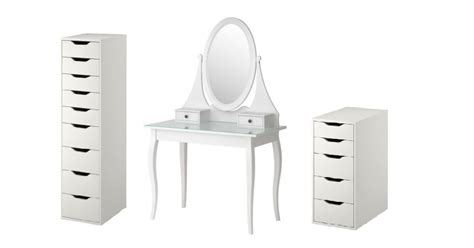 Box with compartments 32x28x10 cm. DanielleLoveMakeup: Updated Makeup Storage - IKEA