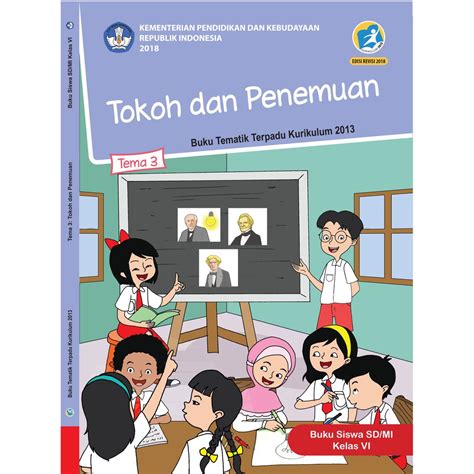 Jual Buku Tematik Sd Kelas 6 Tema 3 Tokoh Dan Penemuan K13 Revisi Shopee Indonesia