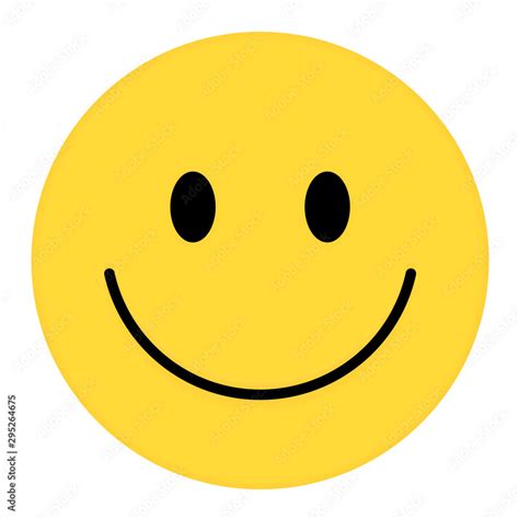 Plakat Smiley Face Happy Smiley Emoji Vector Yellow Vector Happy