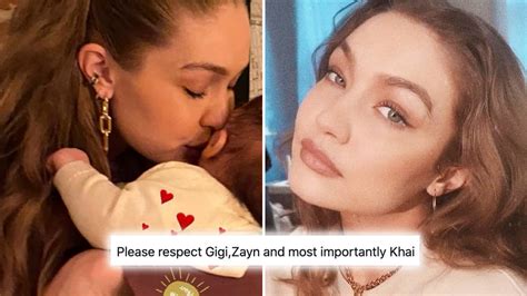 Gigi Hadid Accidentally Posts Baby Khais Face And Fans Are Helping Stop