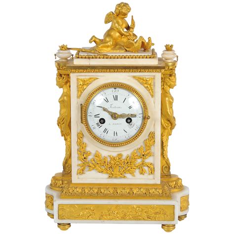 19th Century French Mantel Clock By Monbro Aine Paris For Sale At