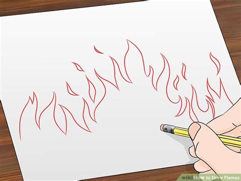 I'll take note of this whenever i draw flames, thanks! How to Draw Flames: 14 Steps (with Pictures) - wikiHow