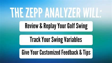 Golf Zepp Golf 3d Swing Anaylzer Youtube