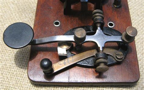 1800s Antique Menominee No20 Railroad Telegraph Key And Sounder On