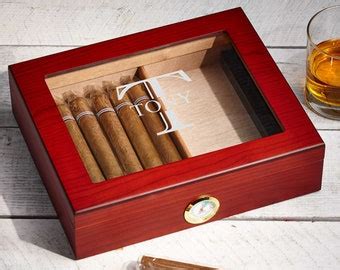 Personalized Cigar Humidor Etsy