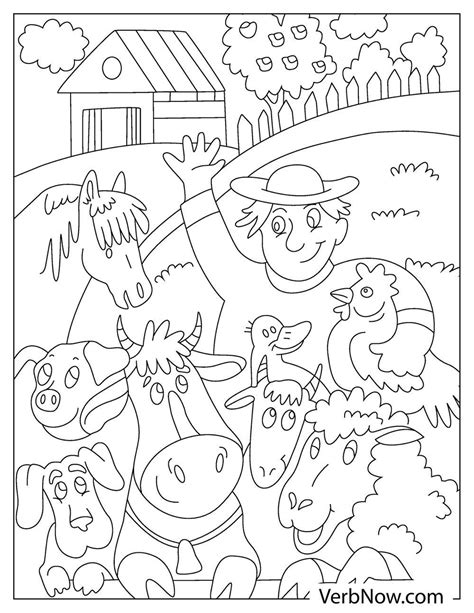 Free Farms Coloring Pages And Book For Download Printable Pdf Verbnow