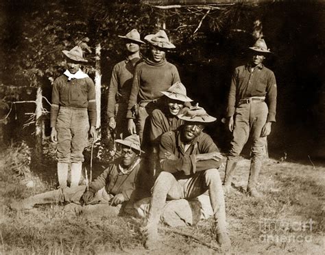 Yosemite National Parks Buffalo Soldiers Circa 1899 Photograph By