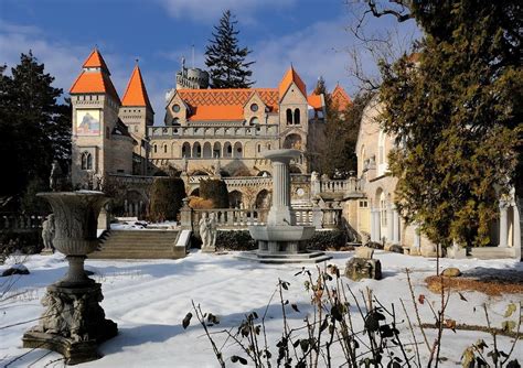 The Bory Castle In Winter Székesfehérvár Hungary Beautiful Castles