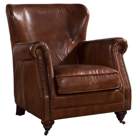Vintage Genuine Leather Club Chair For Sale Buy Leather Chairleather