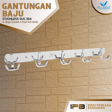 Jual Gantungan Baju Stainless Cantolan Baju Stainless FLUSSO