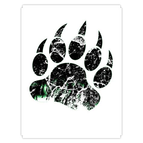 "Bear Claw Print (alt)" Stickers by Sirkib | Redbubble png image