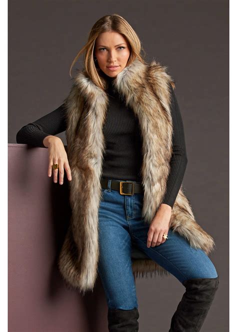 Long Faux Fur Vest | Today's Fashion Item