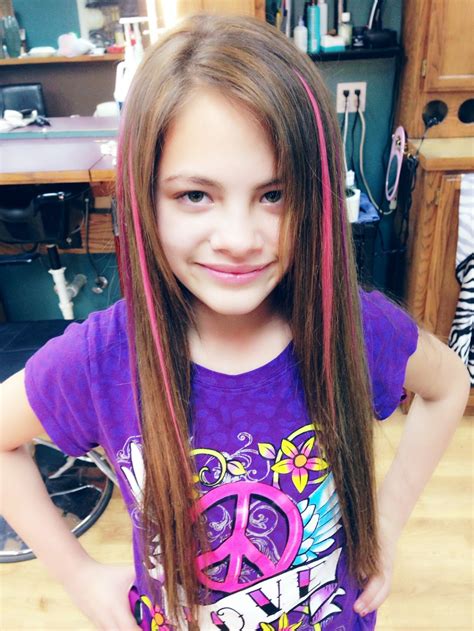 Kid Hair Colored Extensions Glued In Kids Hair Color