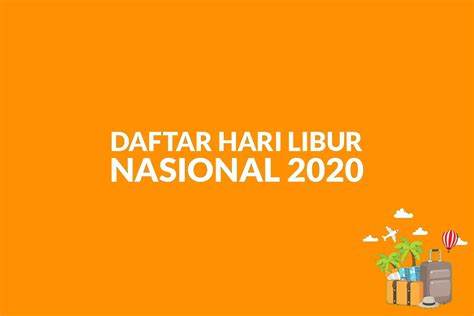 Kalender Hari Libur Nasional Indonesia 2020 Cemiti