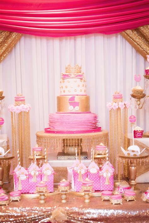 Woodland creatures baby shower cake. Kara's Party Ideas Royal Princess Baby Shower | Kara's ...