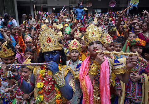 La Celebración Del Janmashtami En La India La Música Es Un Elemento