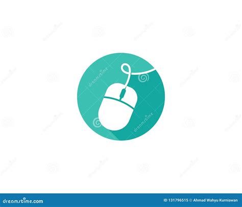 Computer Mouse Logo Vector Stock Vector Illustration Of Wire 131796515