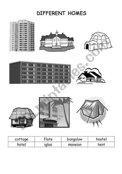 20 Houses Around The World For Kids Free Coloring Pages