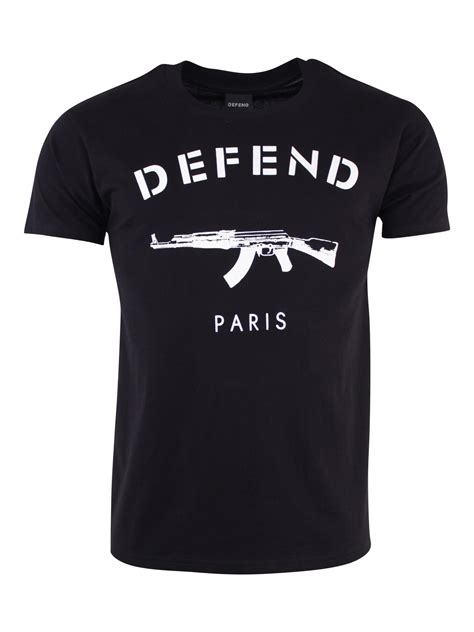 Kjøp Defend Paris 'Paris' T-shirt - Black