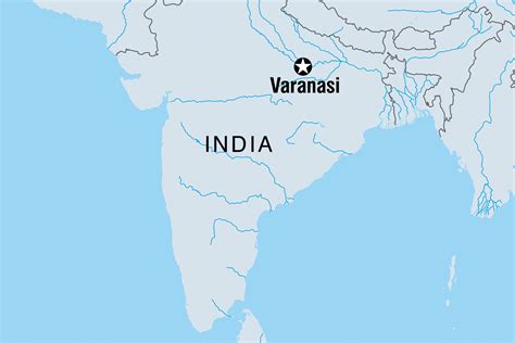 Map Of India Varanasi Maps Of The World