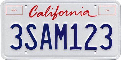 California License Plate Vector At Collection Of