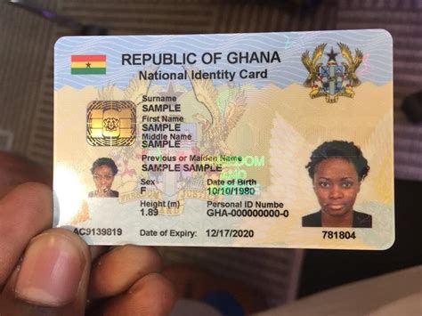 Is Ghana National Id Card Admissible As E Passport In 44000 Airports